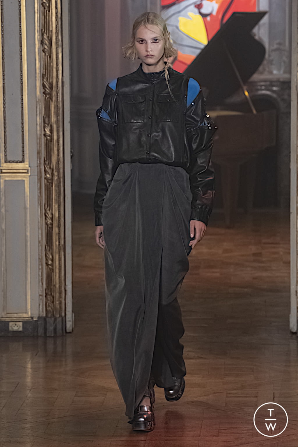 Fashion Week Paris Spring/Summer 2022 look 11 from the Rochas collection womenswear