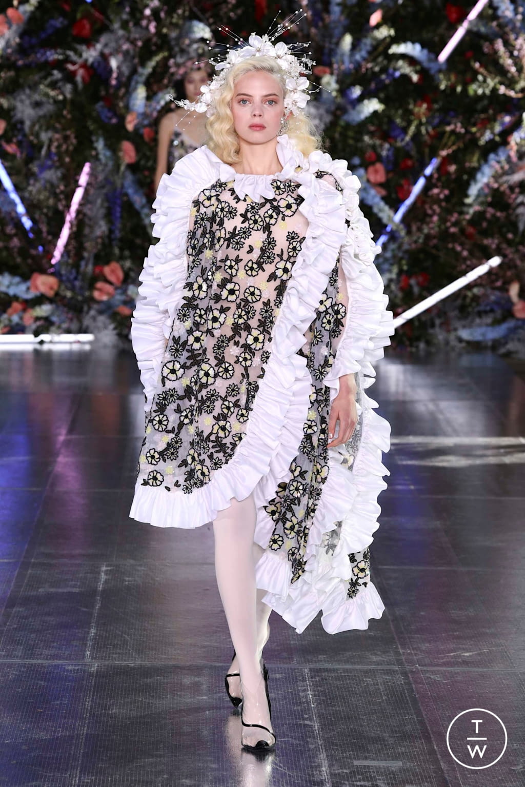 Fashion Week New York Fall/Winter 2019 look 5 from the Rodarte collection 女装