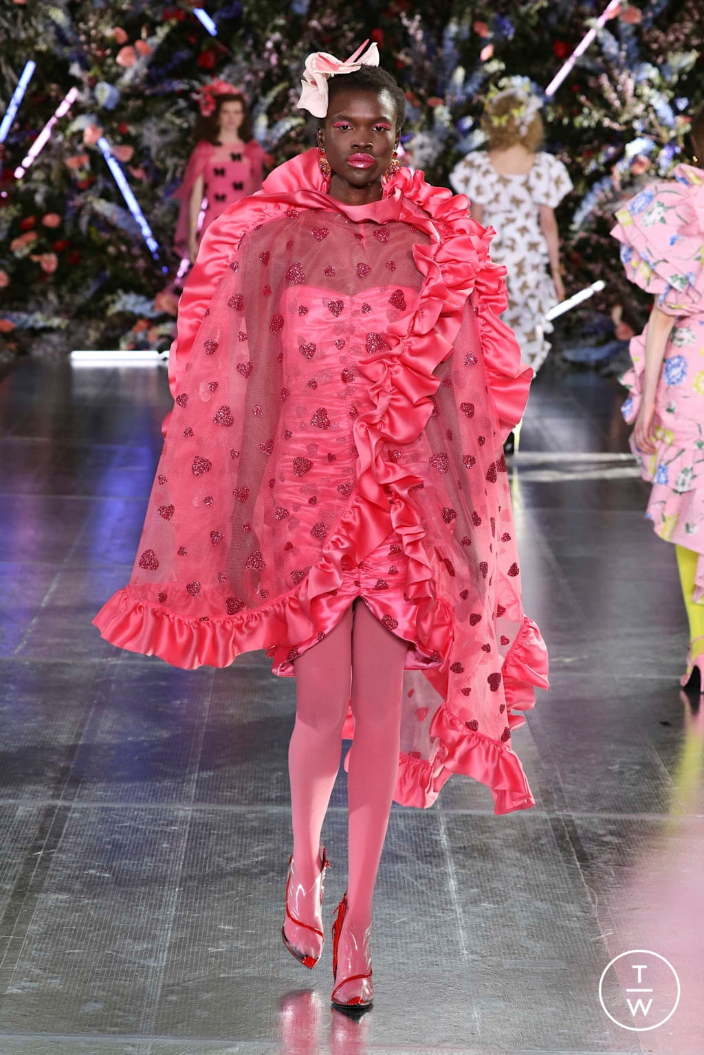 Fashion Week New York Fall/Winter 2019 look 13 from the Rodarte collection 女装