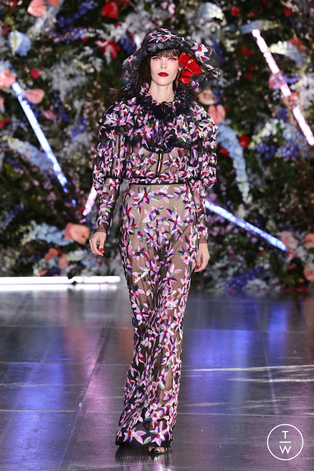 Fashion Week New York Fall/Winter 2019 look 30 from the Rodarte collection 女装