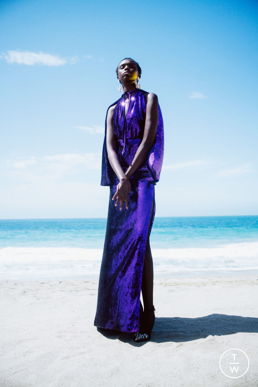 Fashion Week New York Fall/Winter 2021 look 1 from the Rodarte collection womenswear