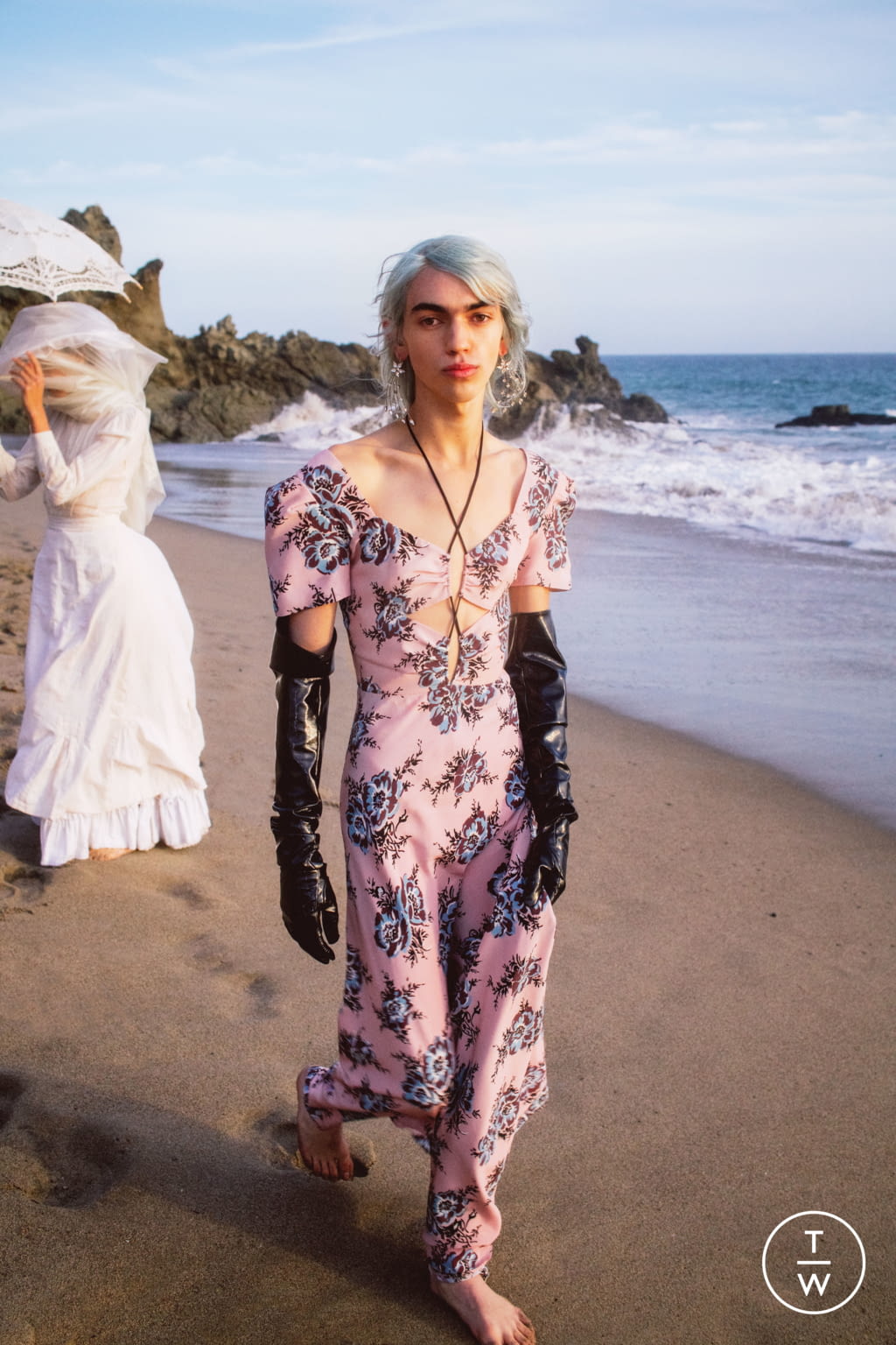 Fashion Week New York Fall/Winter 2021 look 15 from the Rodarte collection womenswear