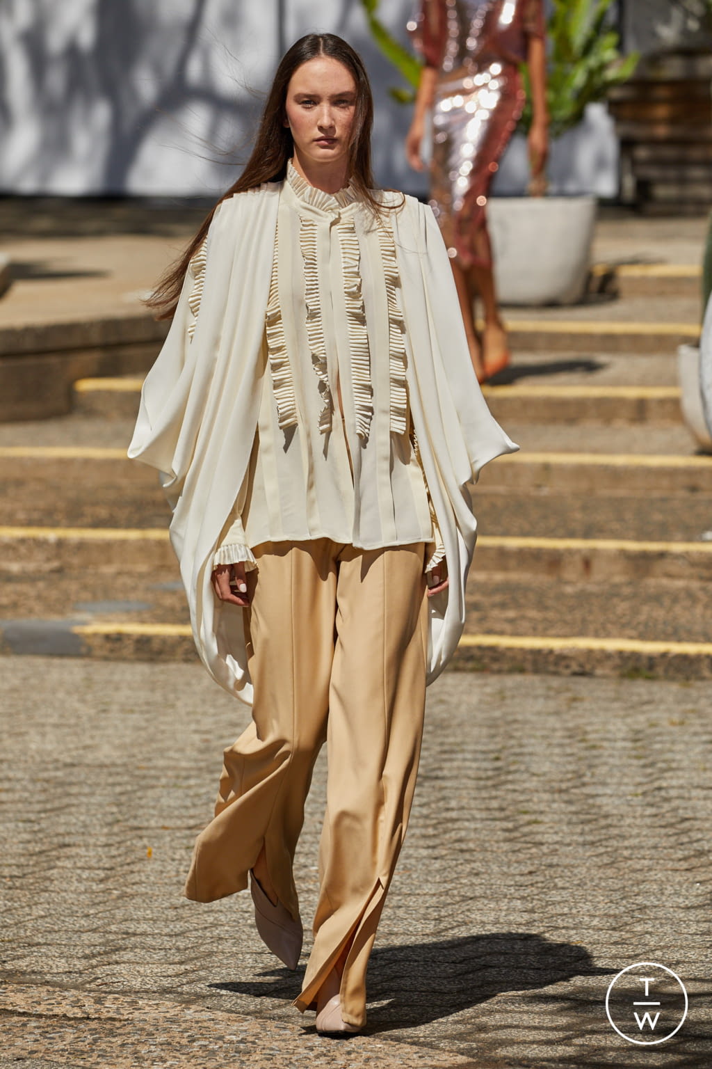Fashion Week New York Spring/Summer 2022 look 34 from the Rodarte collection womenswear