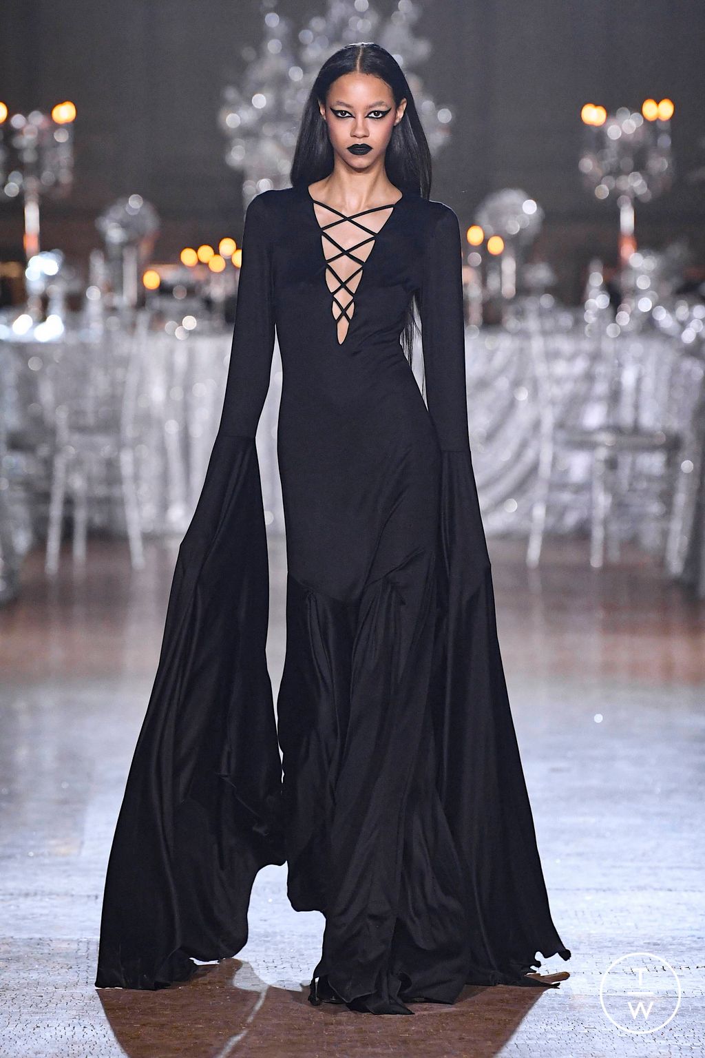 Fashion Week New York Fall/Winter 2023 look 1 from the Rodarte collection womenswear