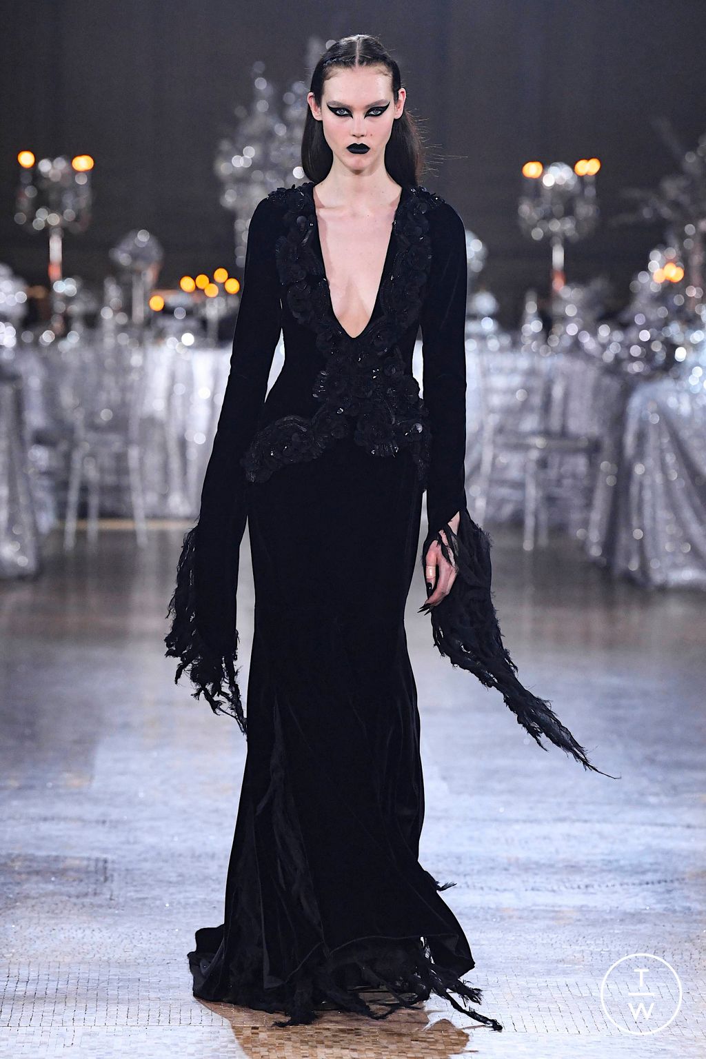 Fashion Week New York Fall/Winter 2023 look 8 from the Rodarte collection womenswear