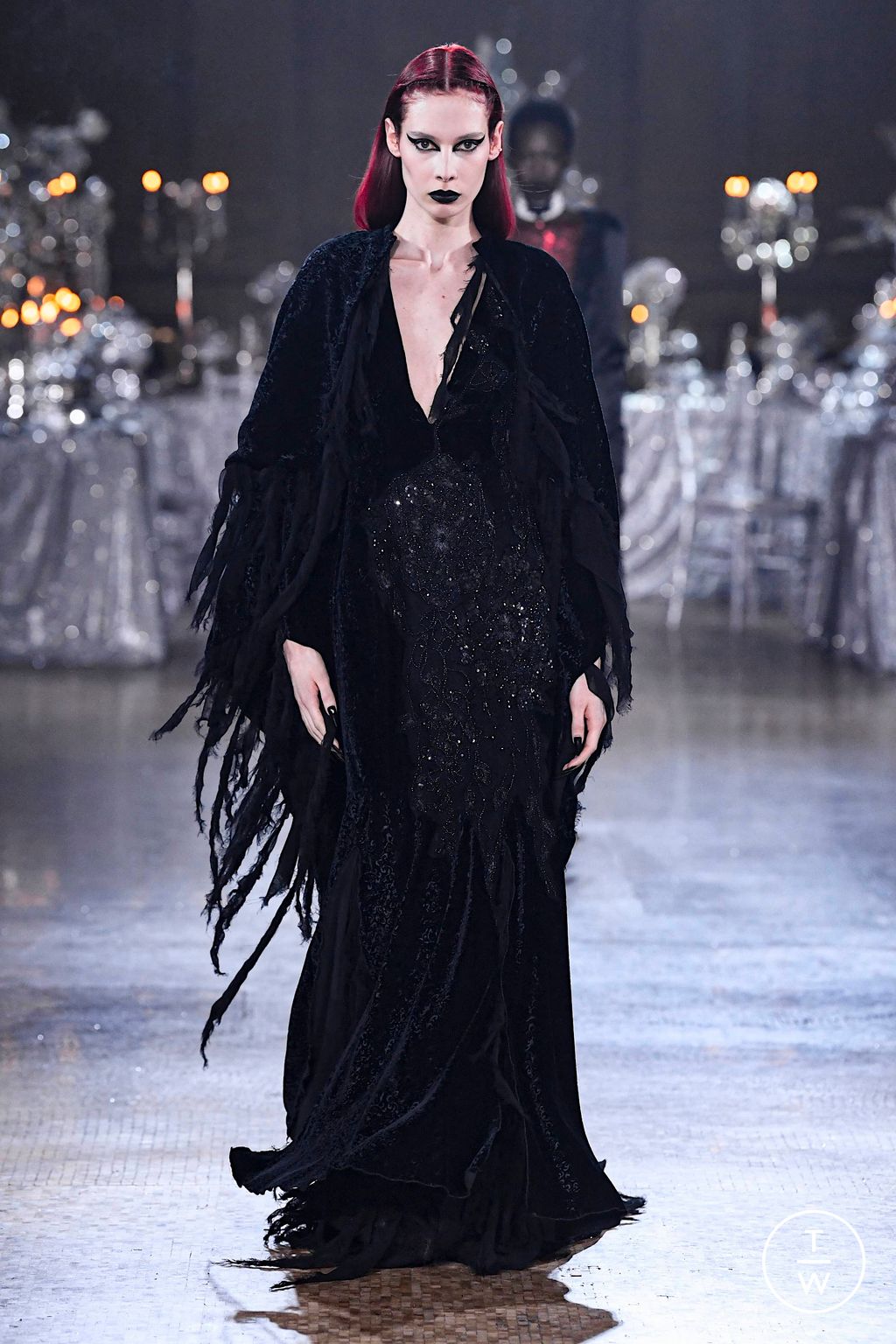 Fashion Week New York Fall/Winter 2023 look 10 from the Rodarte collection womenswear