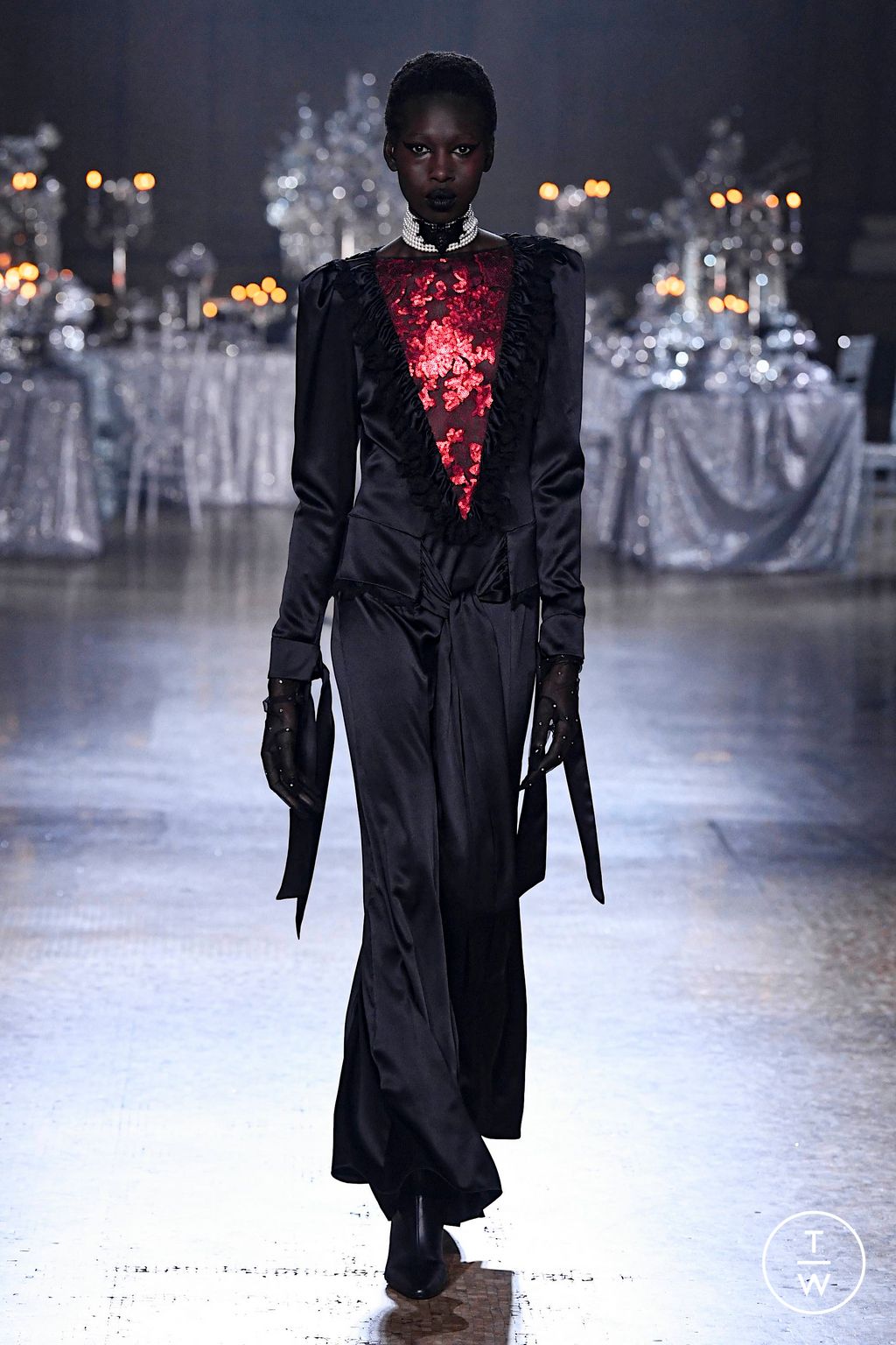 Fashion Week New York Fall/Winter 2023 look 11 from the Rodarte collection 女装