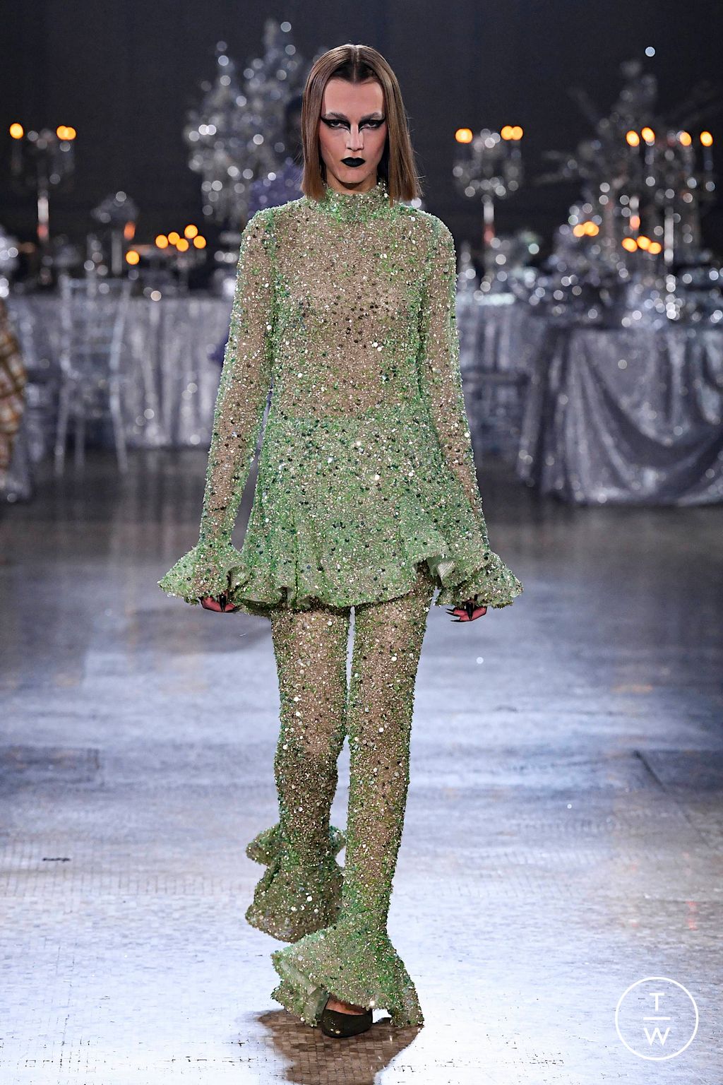 Fashion Week New York Fall/Winter 2023 look 42 from the Rodarte collection 女装