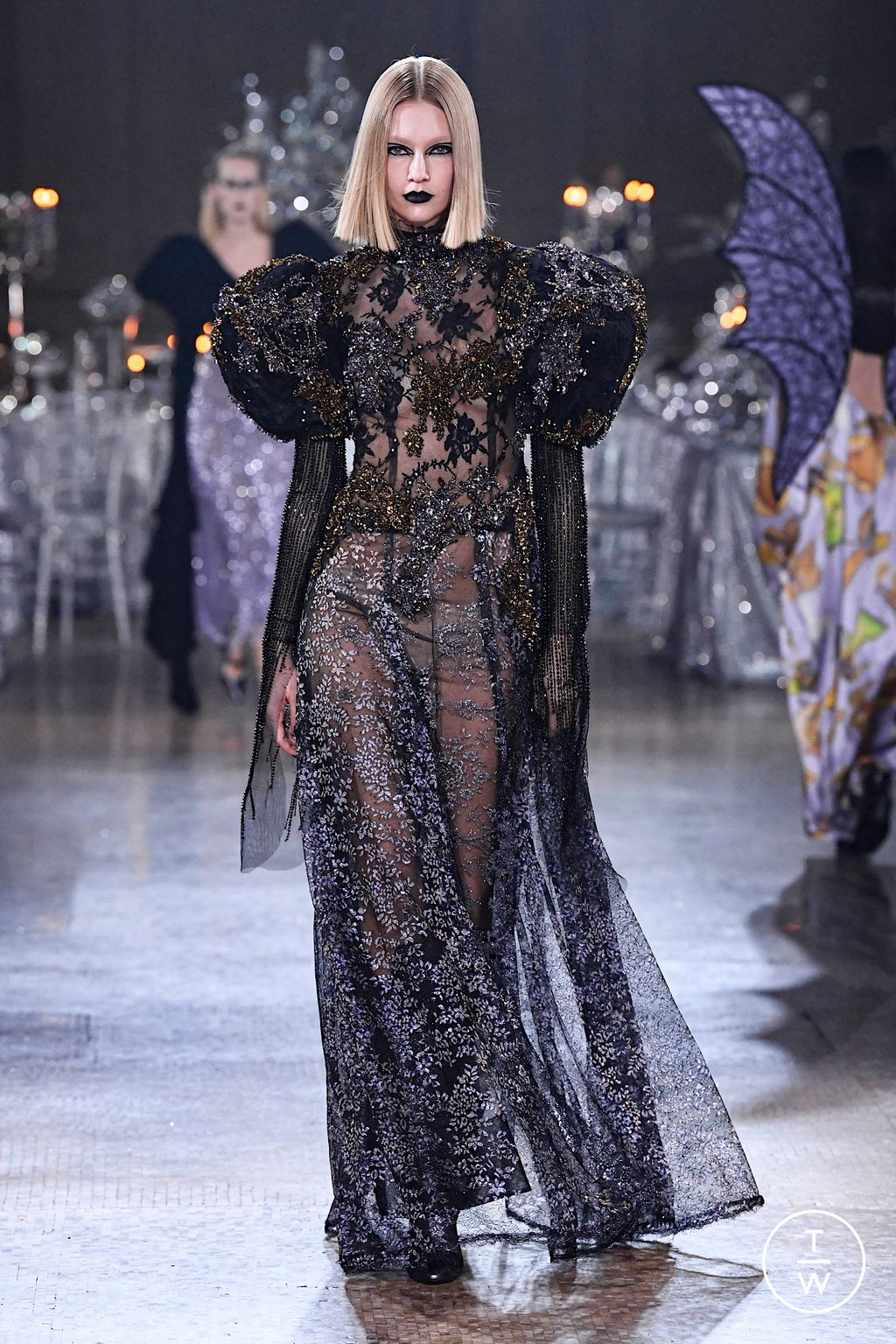 Fashion Week New York Fall/Winter 2023 look 48 from the Rodarte collection womenswear