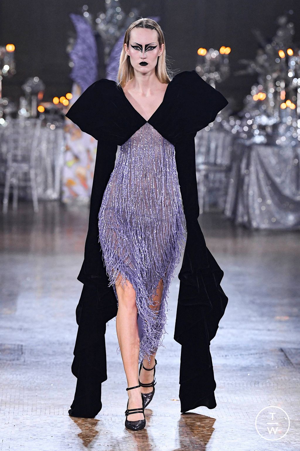 Fashion Week New York Fall/Winter 2023 look 49 from the Rodarte collection womenswear