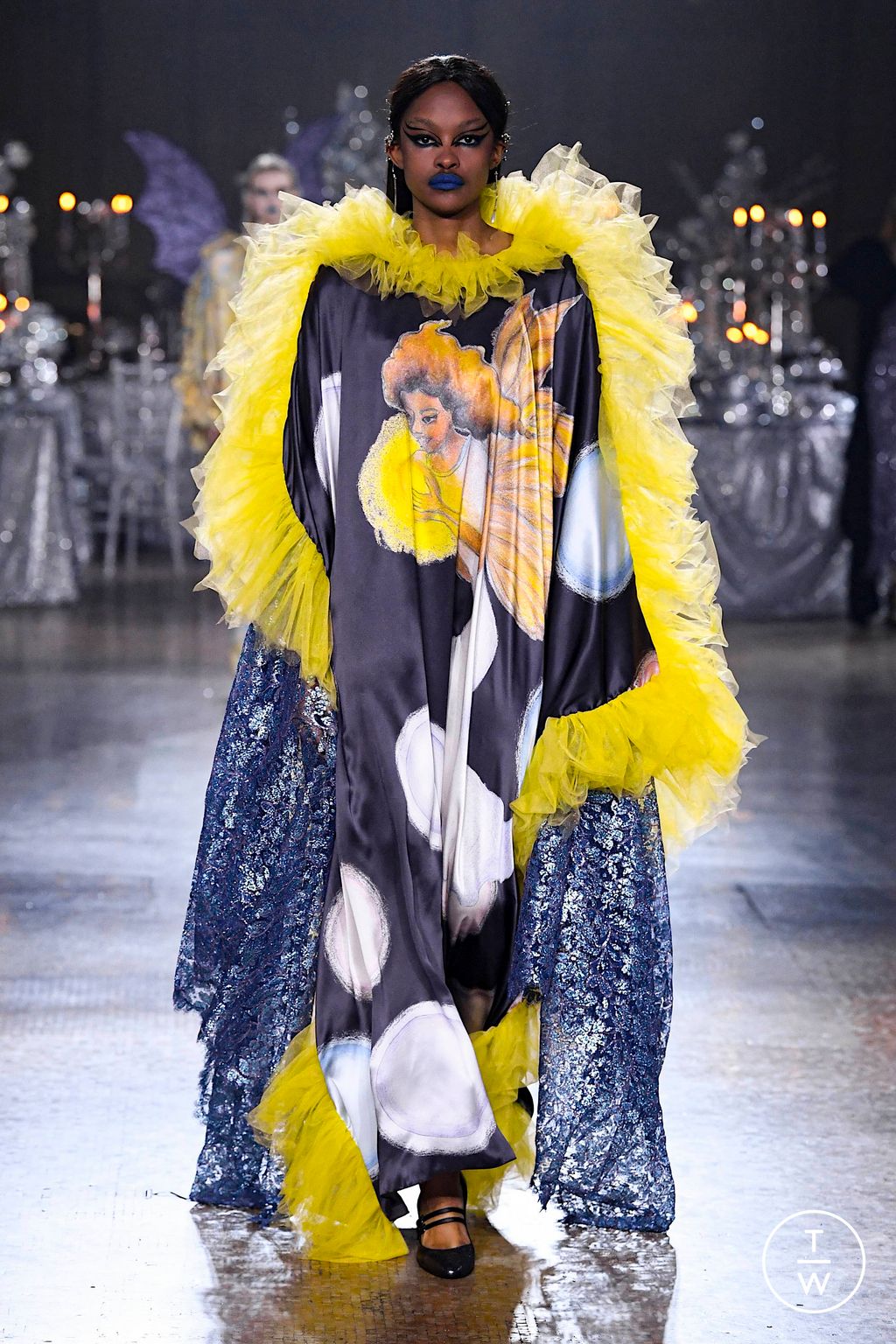 Fashion Week New York Fall/Winter 2023 look 55 from the Rodarte collection 女装