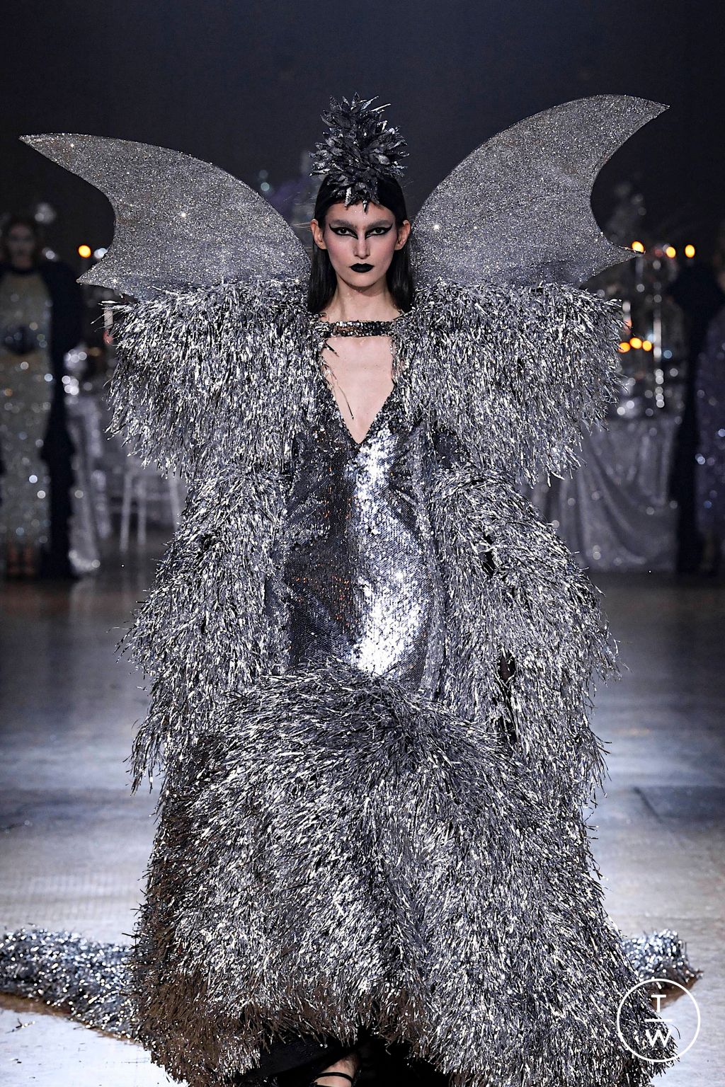 Fashion Week New York Fall/Winter 2023 look 60 from the Rodarte collection 女装