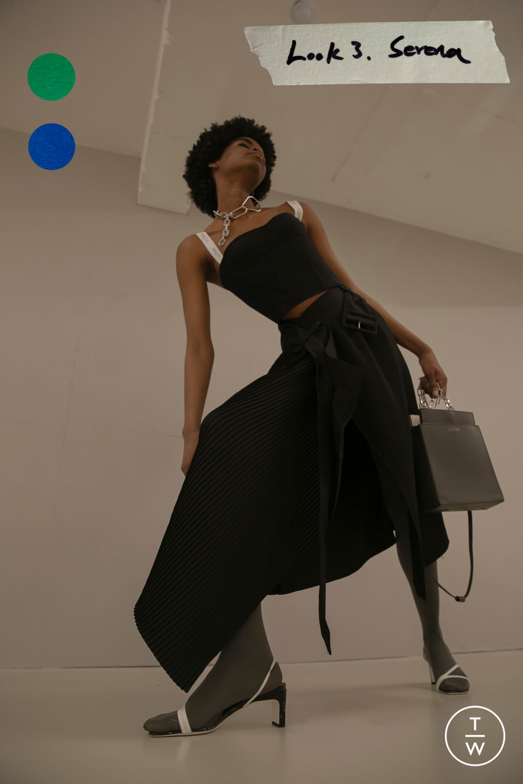 Fashion Week Paris Resort 2021 look 3 from the Rokh collection womenswear