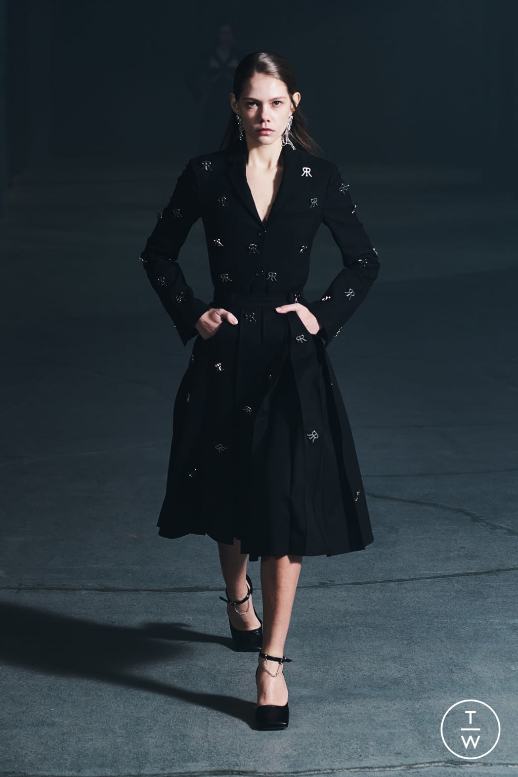 Fashion Week Paris Fall/Winter 2021 look 1 from the Rokh collection womenswear