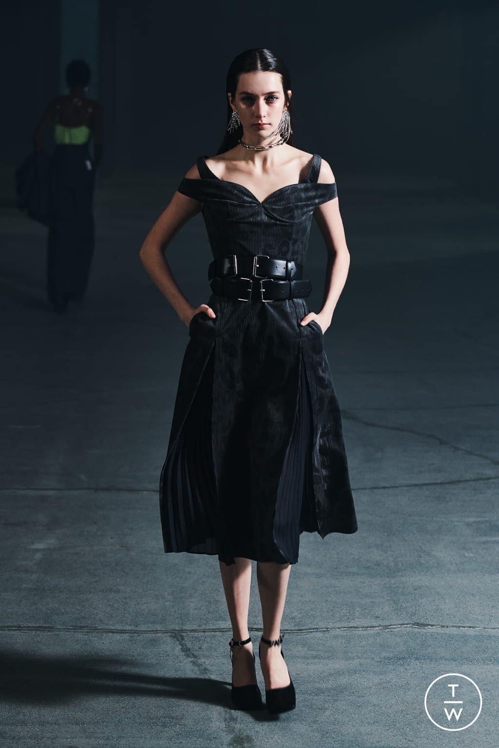 Fashion Week Paris Fall/Winter 2021 look 14 from the Rokh collection 女装
