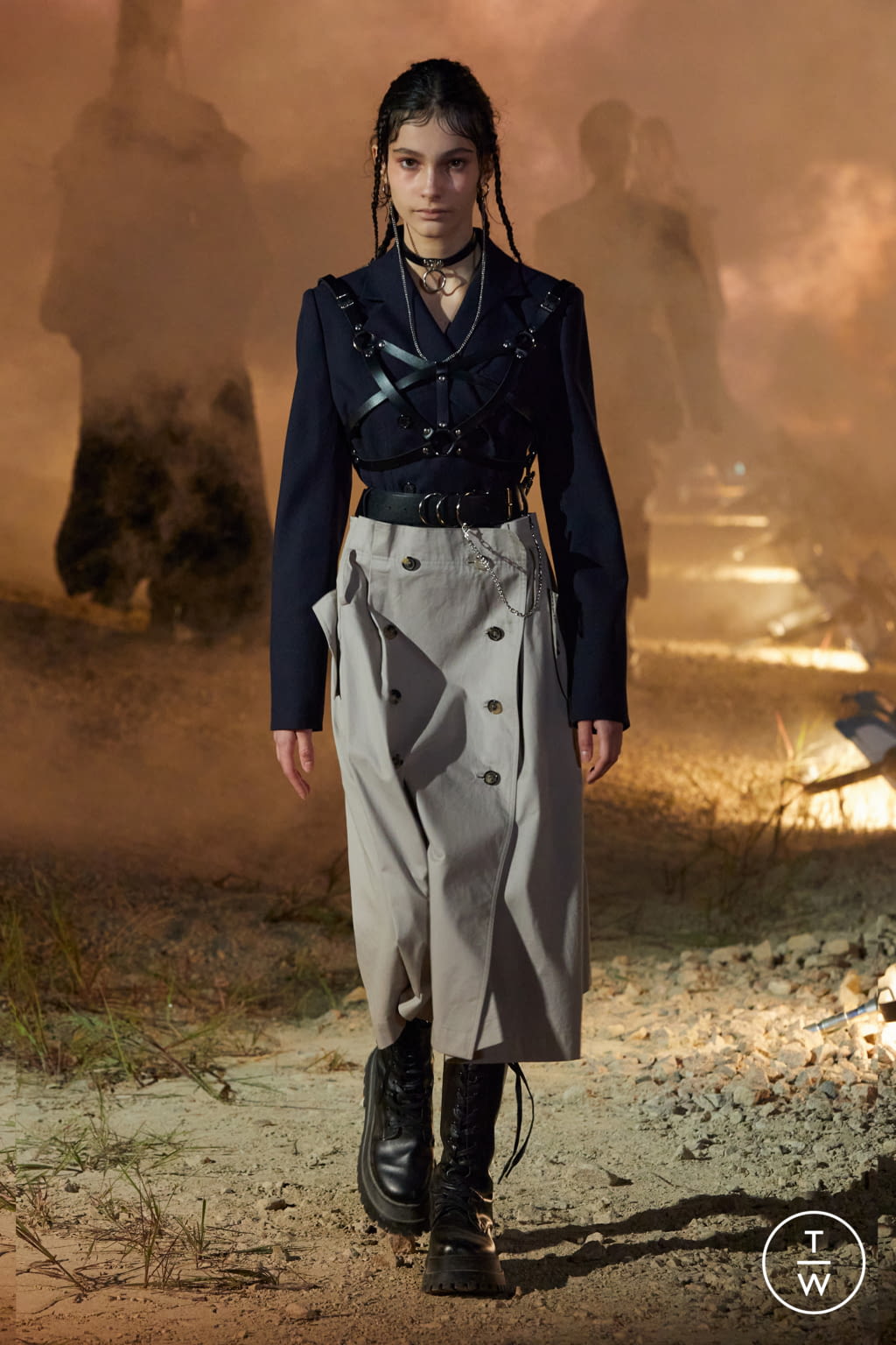Fashion Week Paris Spring/Summer 2021 look 23 from the Rokh collection womenswear