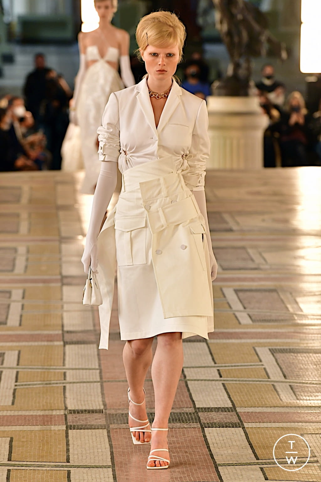 Fashion Week Paris Spring/Summer 2022 look 11 from the Rokh collection womenswear