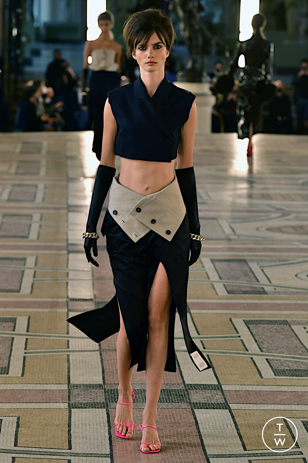 Fashion Week Paris Spring/Summer 2022 look 35 from the Rokh collection womenswear