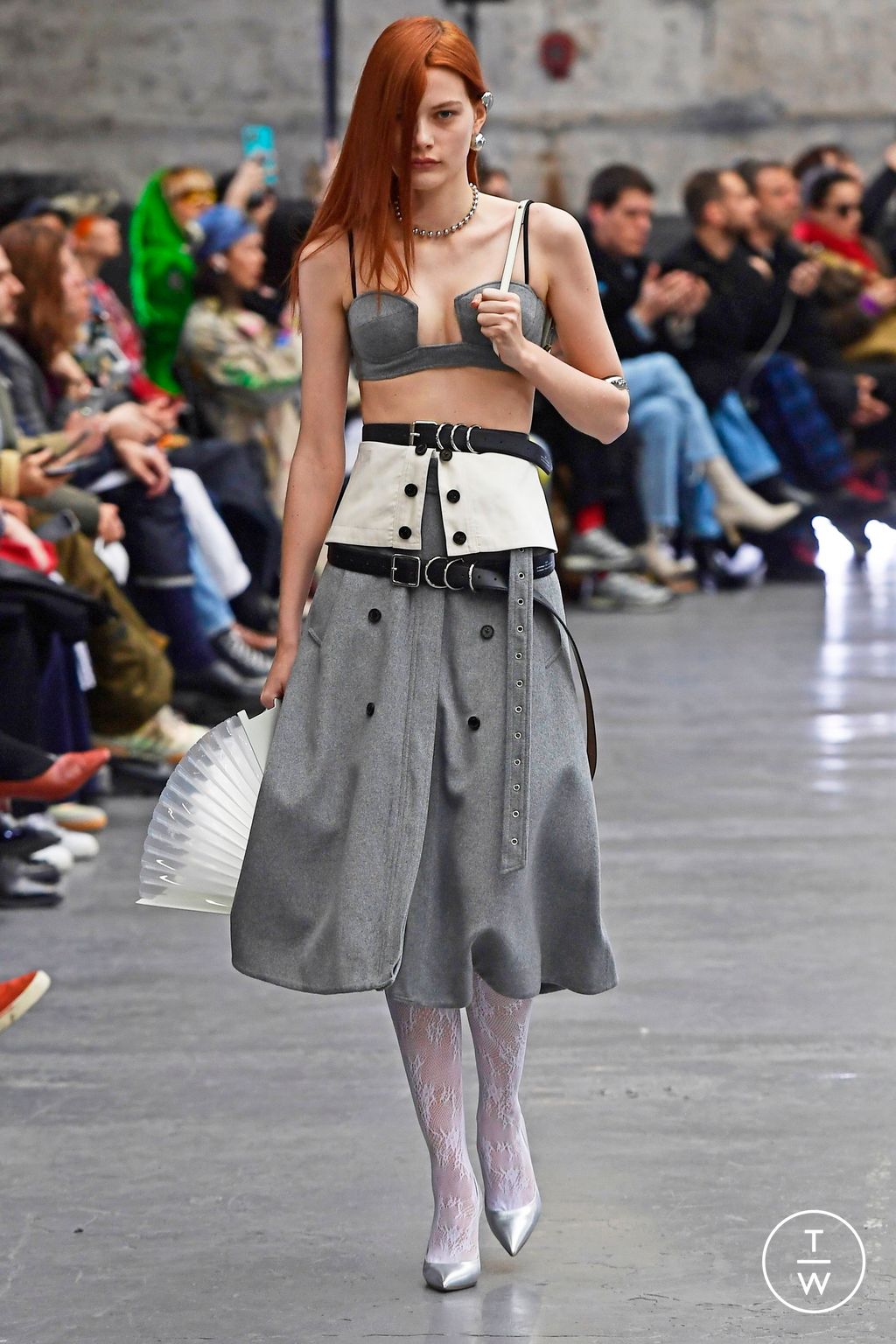 Fashion Week Paris Fall/Winter 2023 look 1 de la collection Rokh womenswear