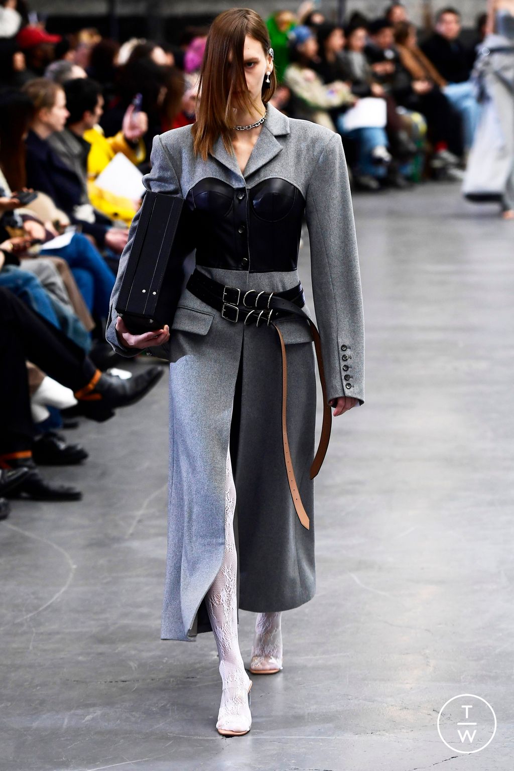 Fashion Week Paris Fall/Winter 2023 look 6 from the Rokh collection womenswear