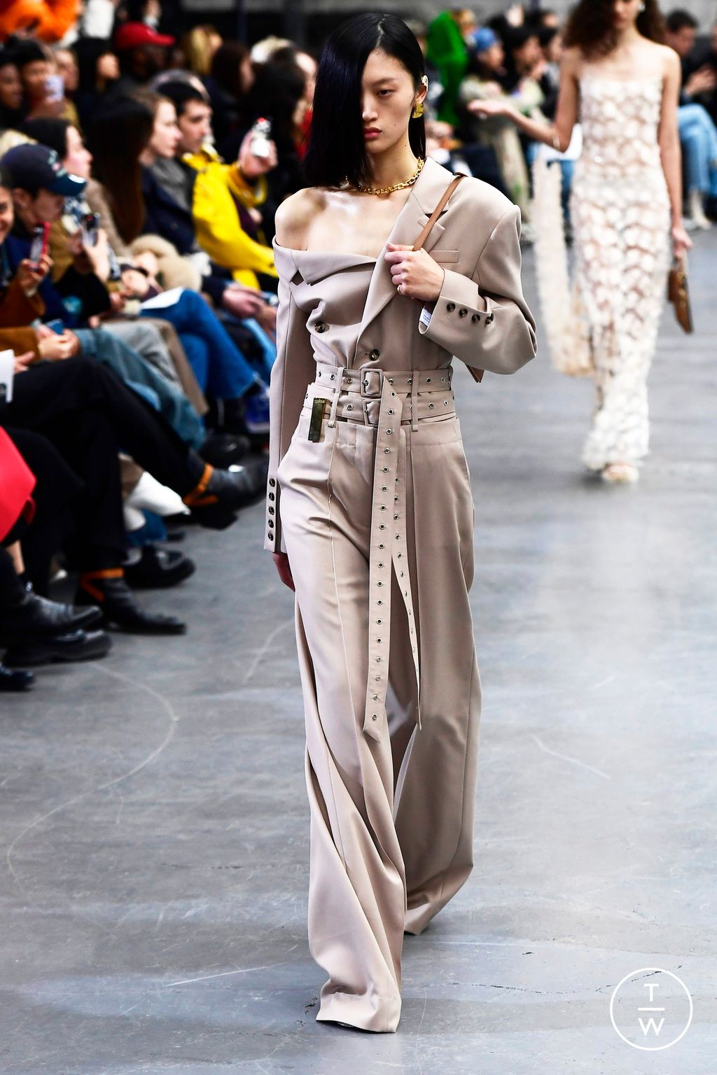 Fashion Week Paris Fall/Winter 2023 look 12 from the Rokh collection 女装