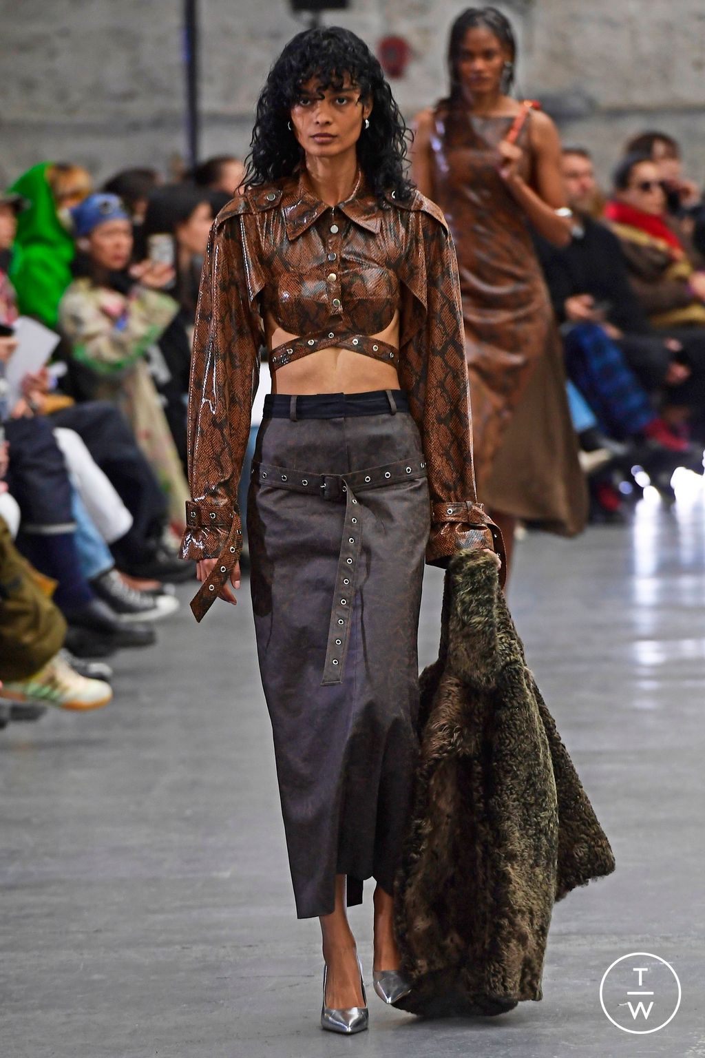 Fashion Week Paris Fall/Winter 2023 look 24 from the Rokh collection womenswear