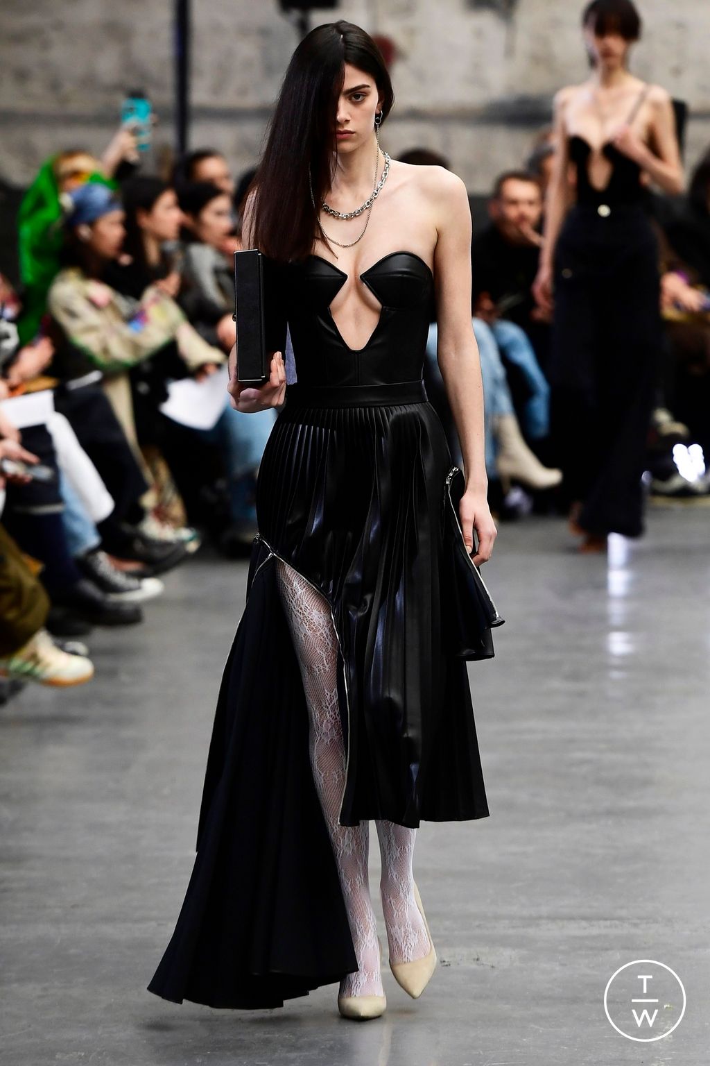 Fashion Week Paris Fall/Winter 2023 look 49 from the Rokh collection womenswear
