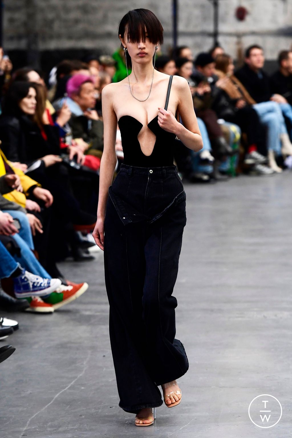 Fashion Week Paris Fall/Winter 2023 look 50 de la collection Rokh womenswear