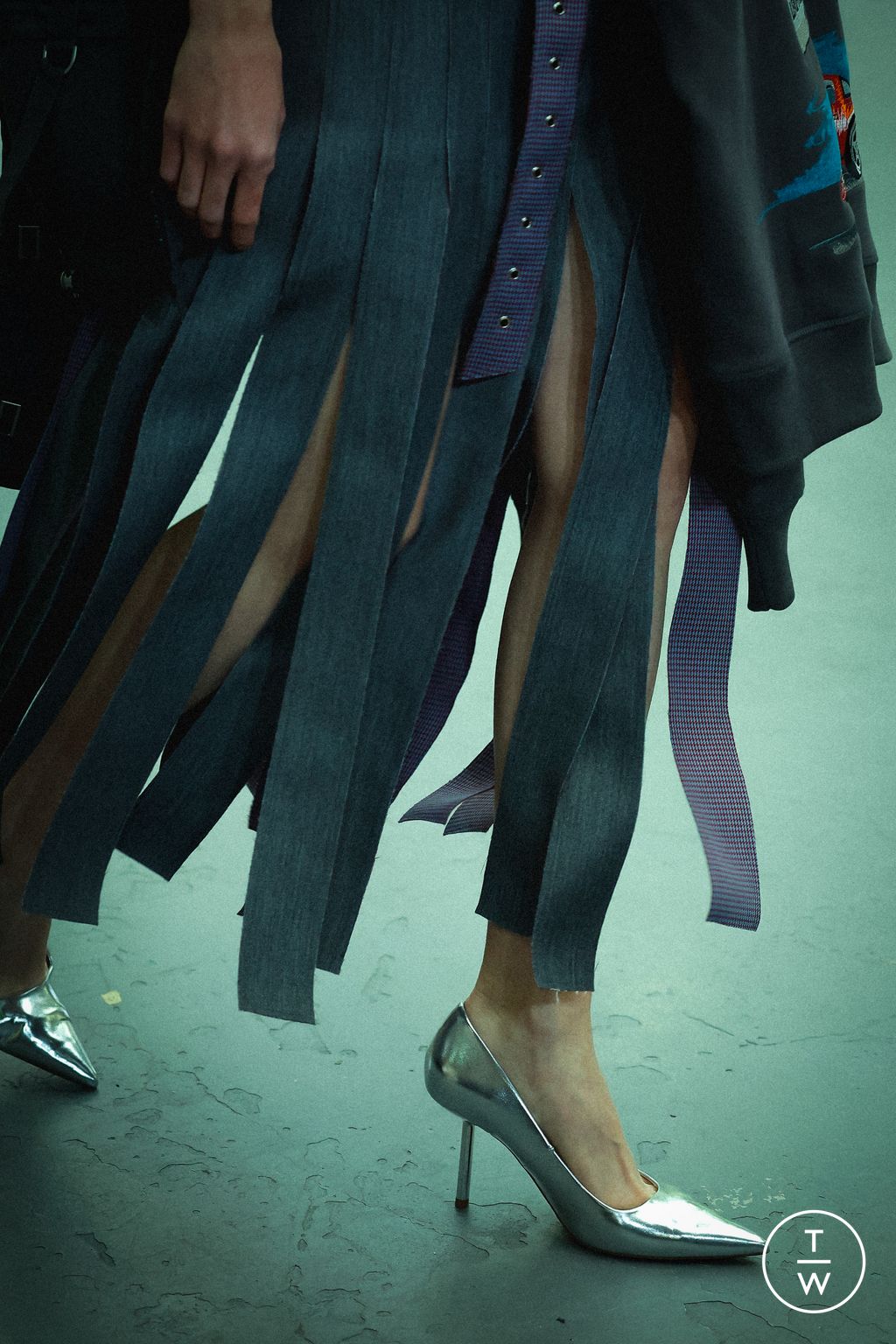 Fashion Week Paris Fall/Winter 2023 look 7 from the Rokh collection womenswear accessories