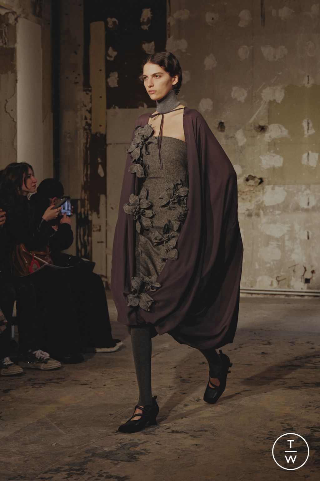 Fashion Week Paris Fall/Winter 2025 look 12 from the Rokh collection womenswear