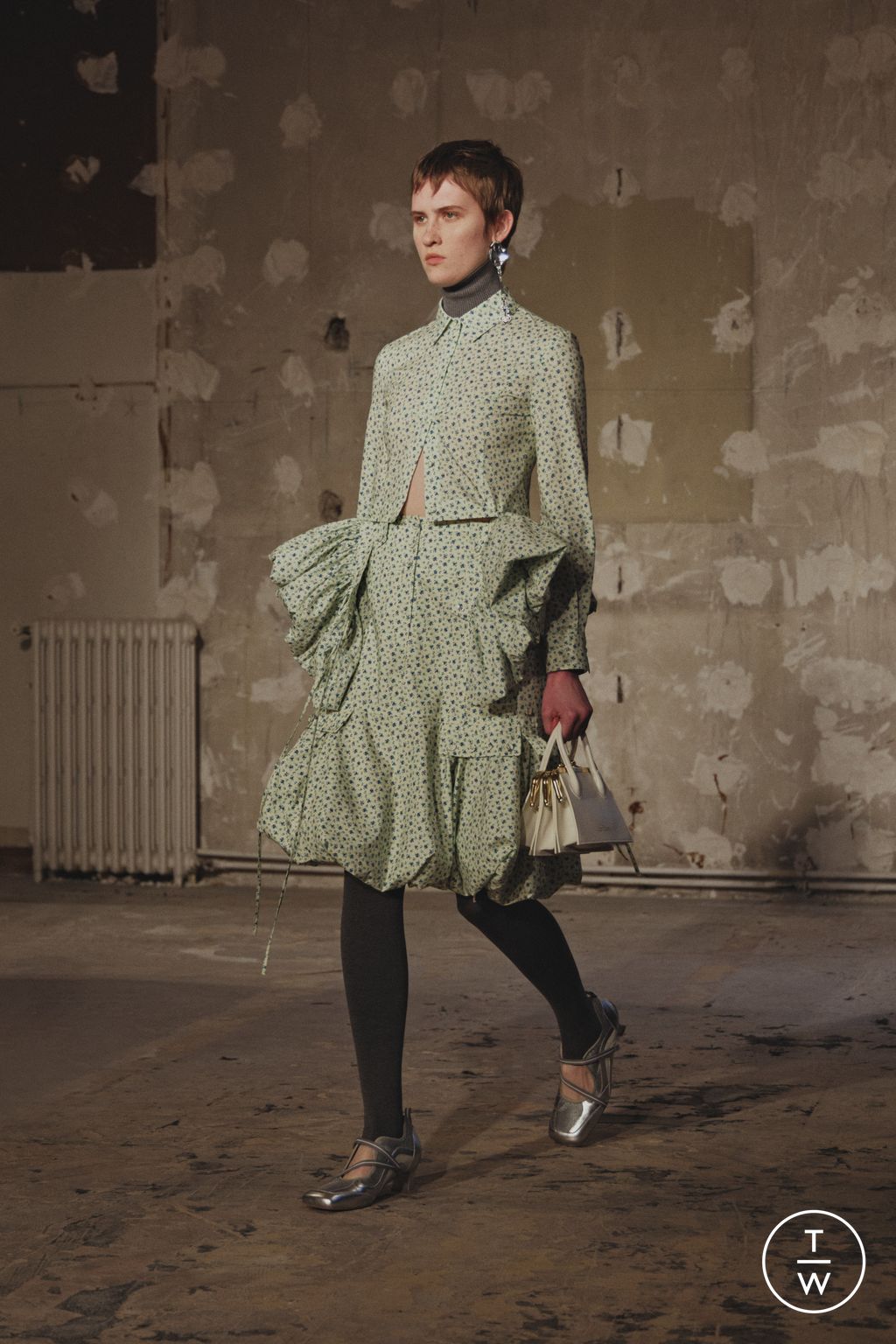 Fashion Week Paris Fall/Winter 2025 look 34 from the Rokh collection womenswear