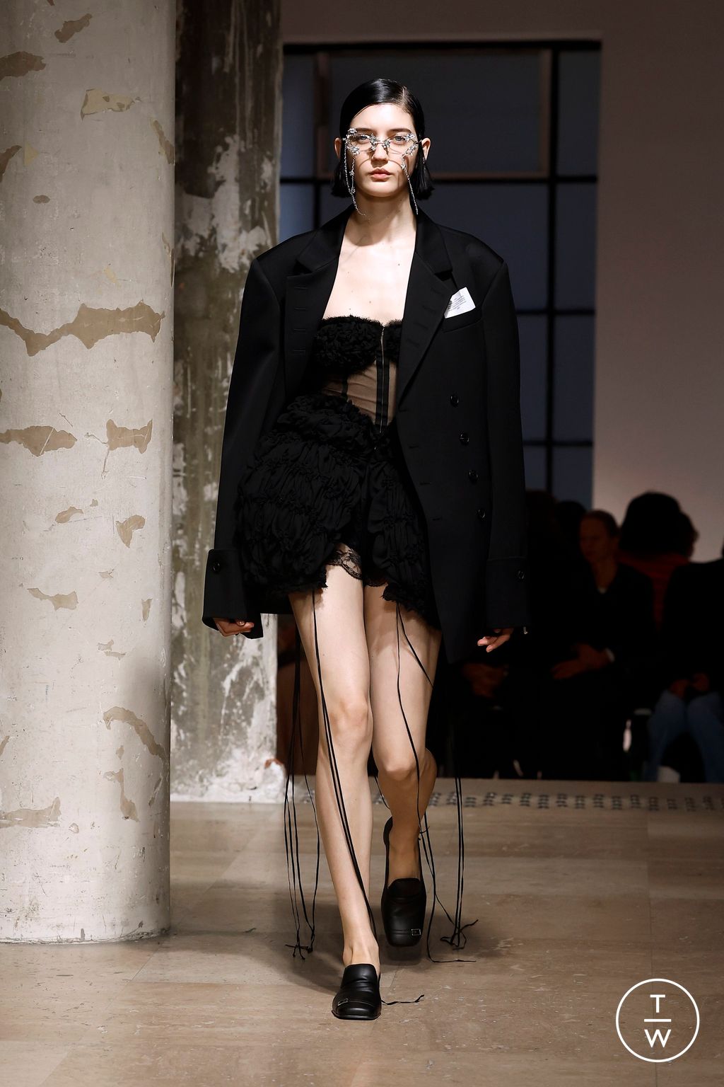 Fashion Week Paris Spring/Summer 2025 look 3 from the Rokh collection womenswear