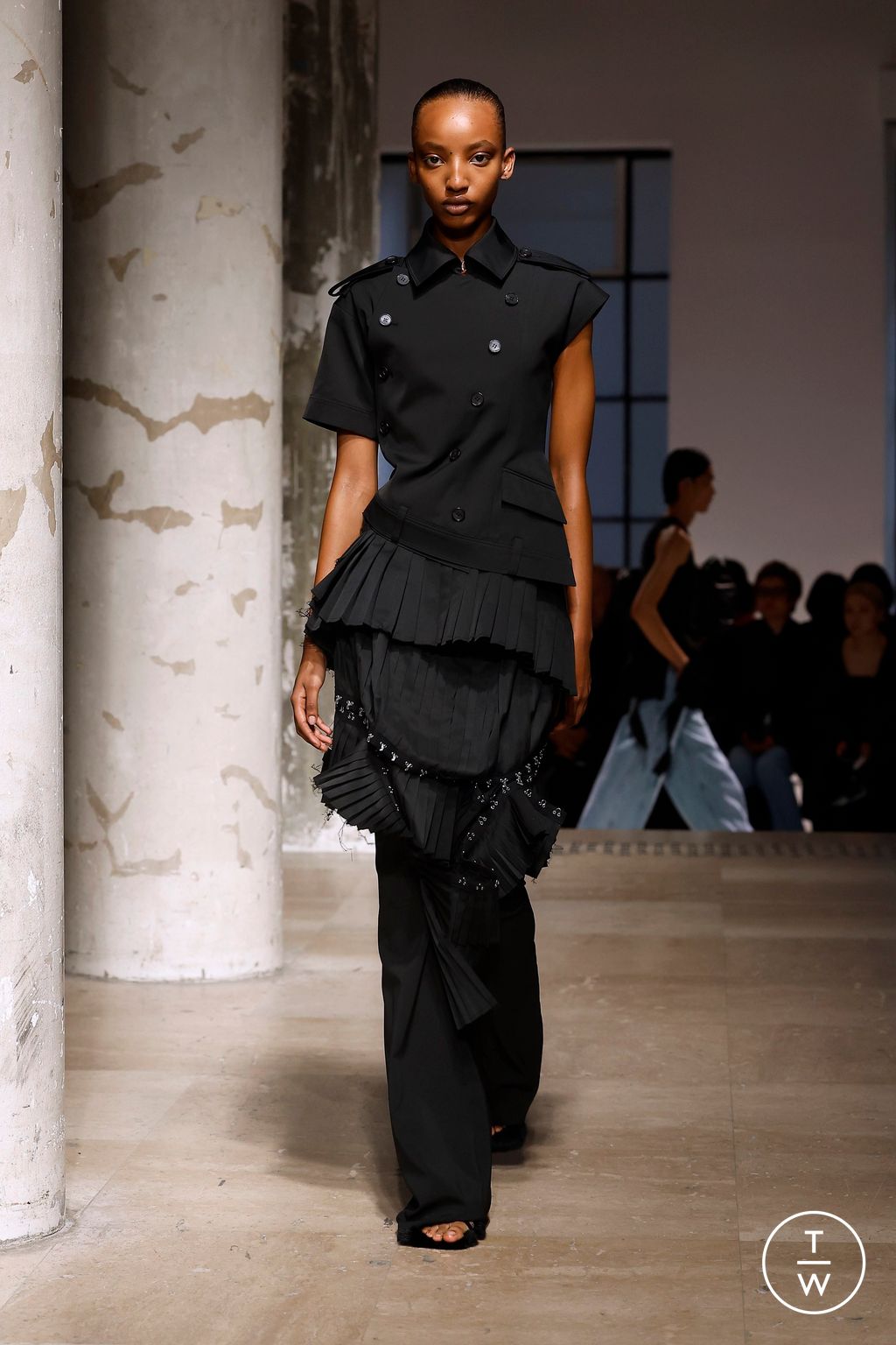 Fashion Week Paris Spring-Summer 2025 look 27 from the Rokh collection womenswear