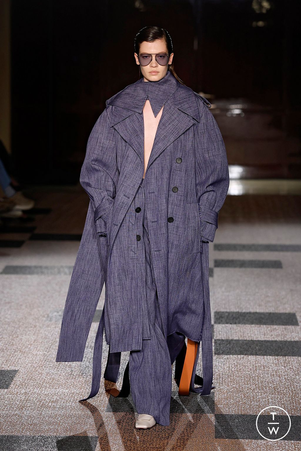 Fashion Week London Spring/Summer 2026 look 6 from the Roksanda collection womenswear