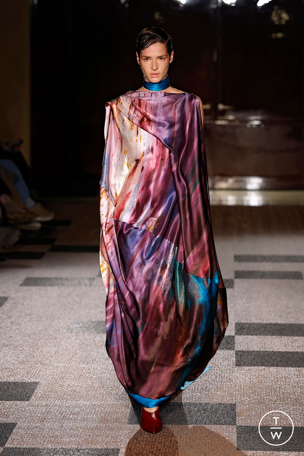 Fashion Week London Spring/Summer 2026 look 12 from the Roksanda collection womenswear