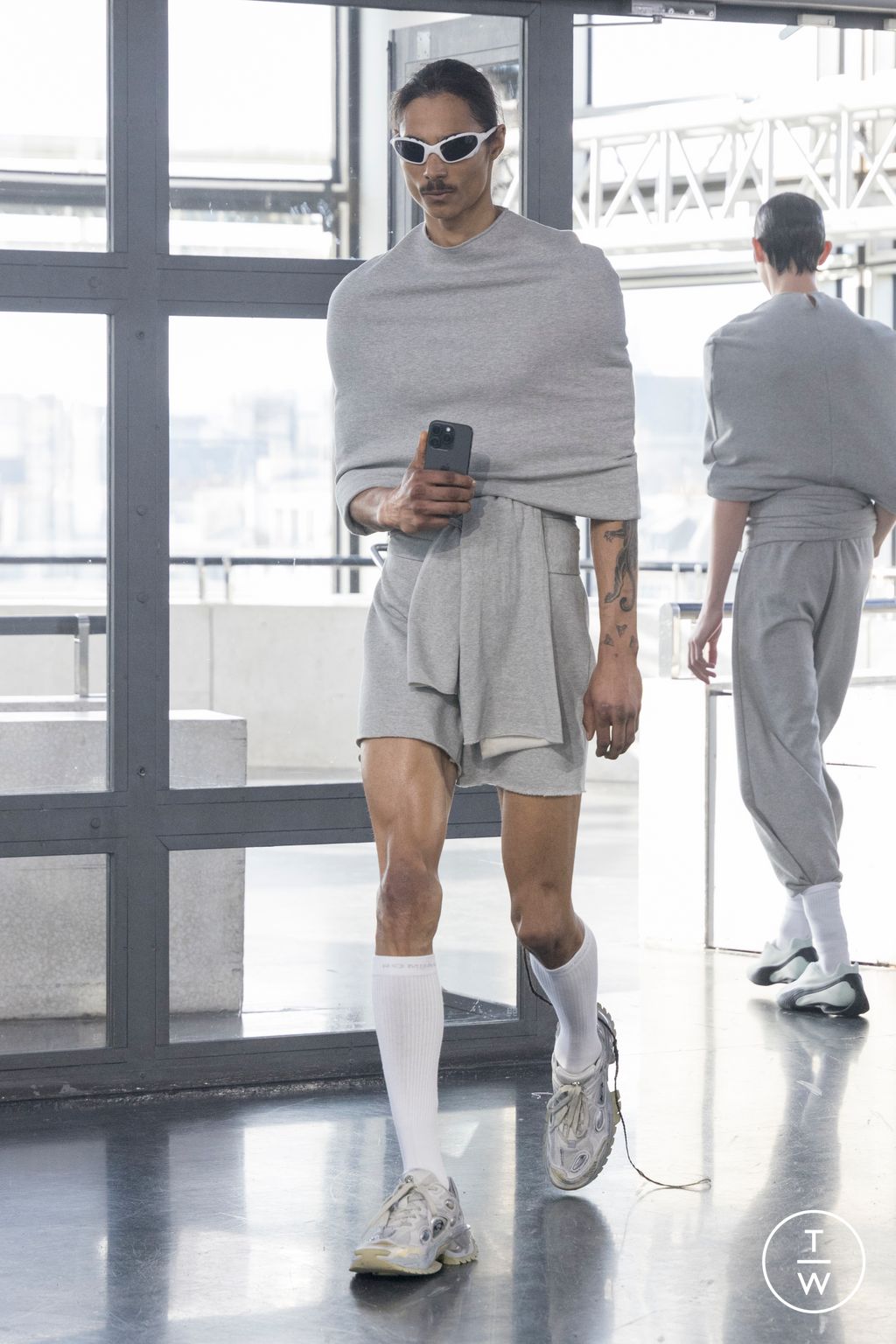 Fashion Week Paris Spring-Summer 2025 look 23 from the Rombaut collection menswear