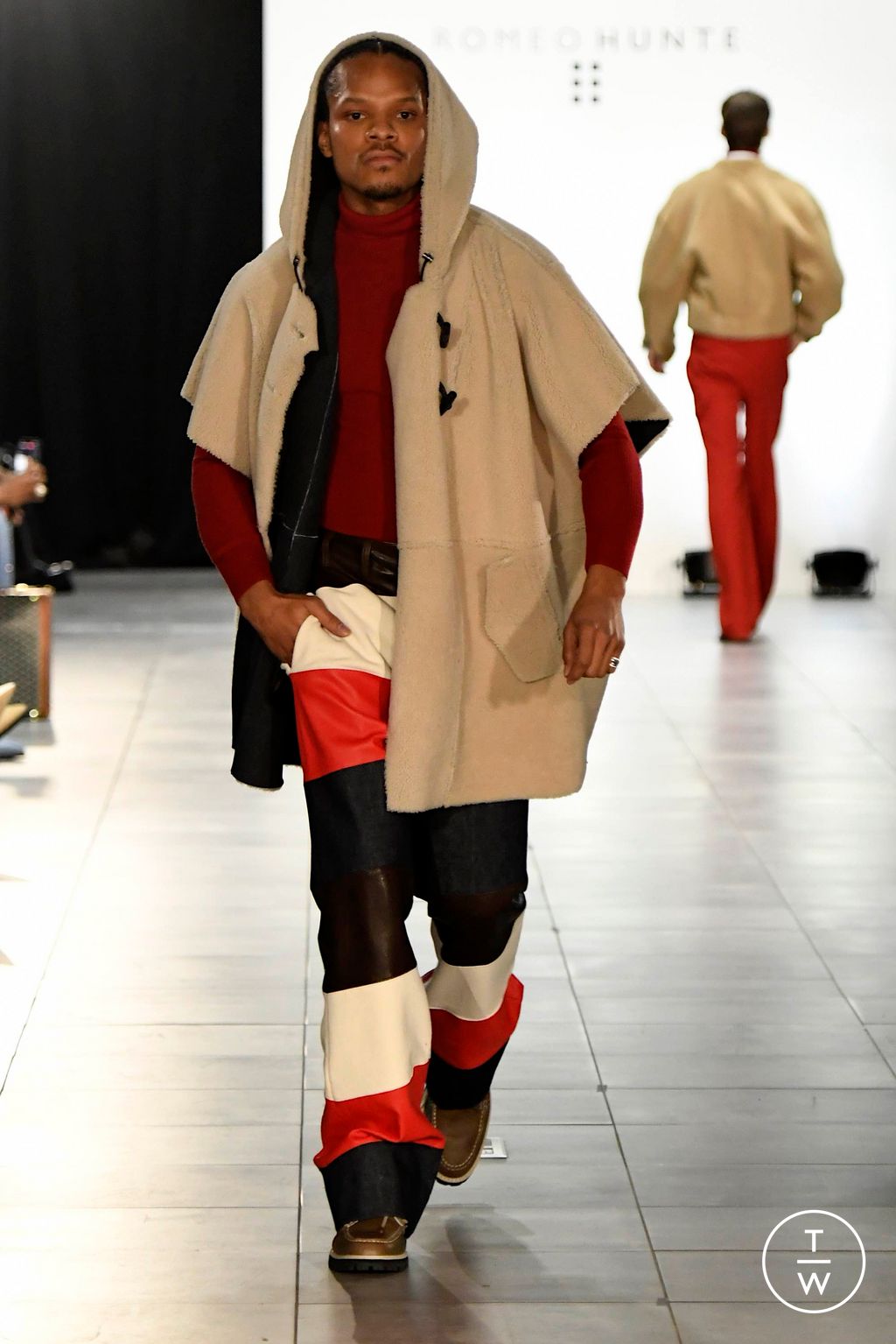 Fashion Week New York Fall/Winter 2024 look 1 from the Romeo Hunte collection 女装