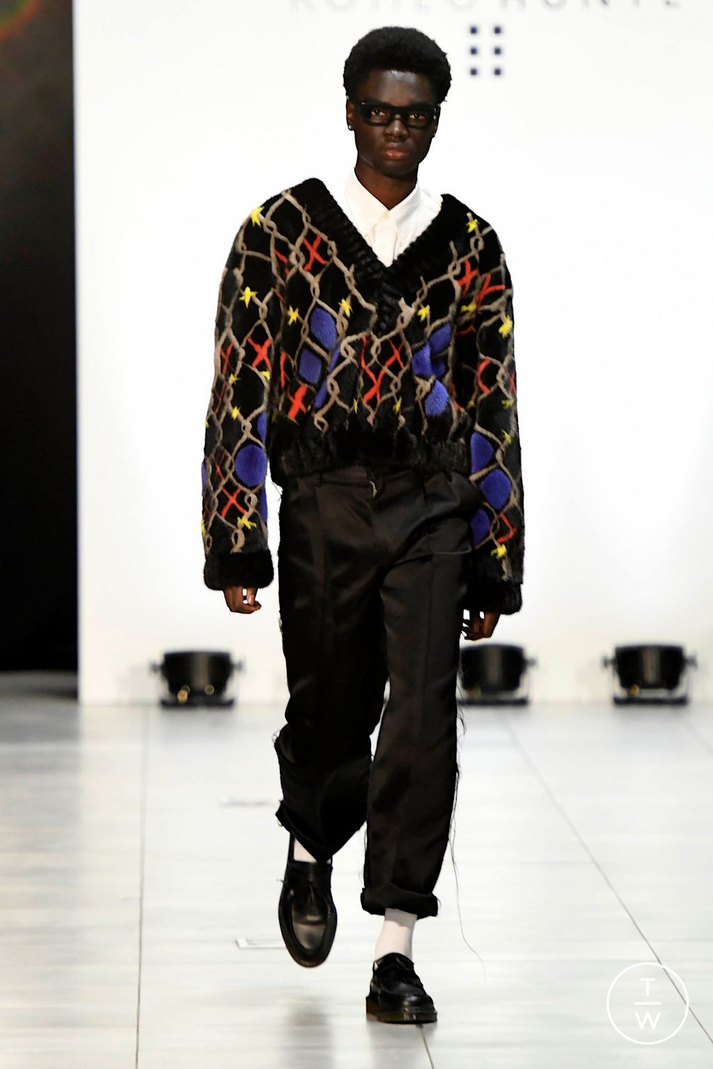 Fashion Week New York Fall/Winter 2024 look 3 from the Romeo Hunte collection 女装
