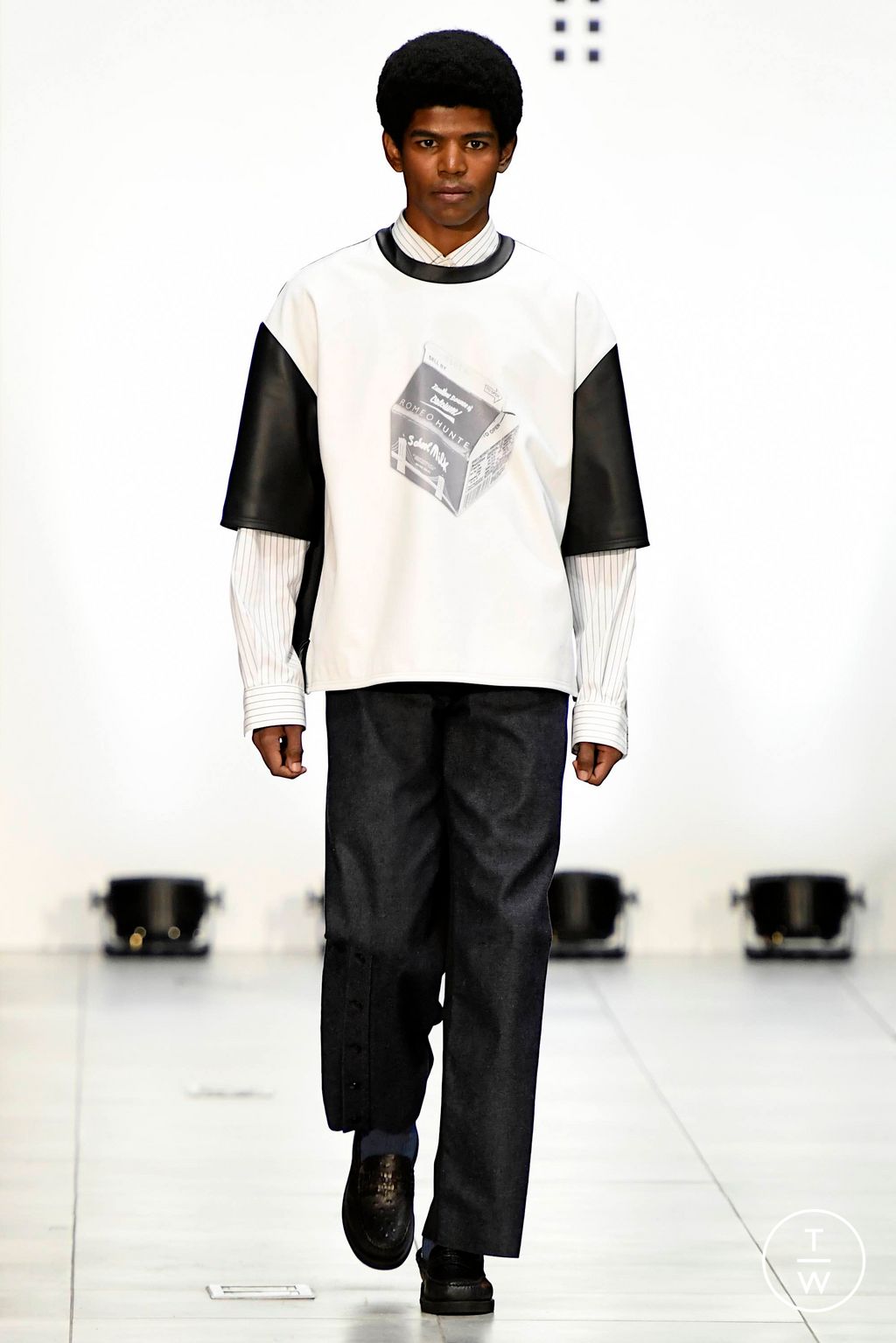 Fashion Week New York Fall/Winter 2024 look 12 de la collection Romeo Hunte womenswear