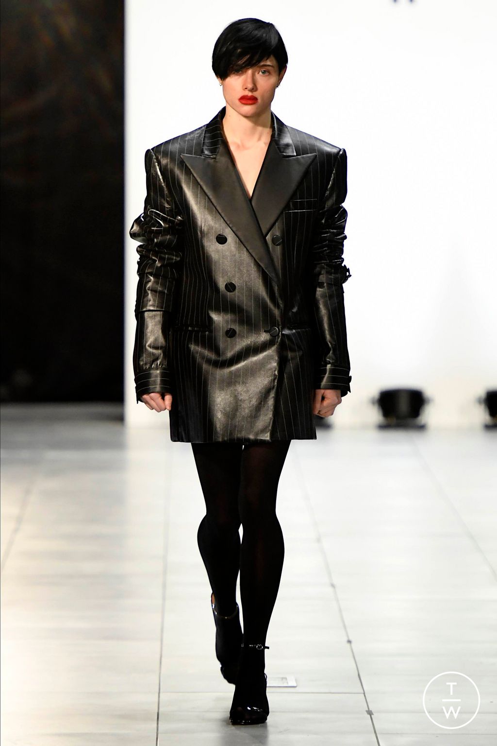 Fashion Week New York Fall/Winter 2024 look 16 from the Romeo Hunte collection womenswear