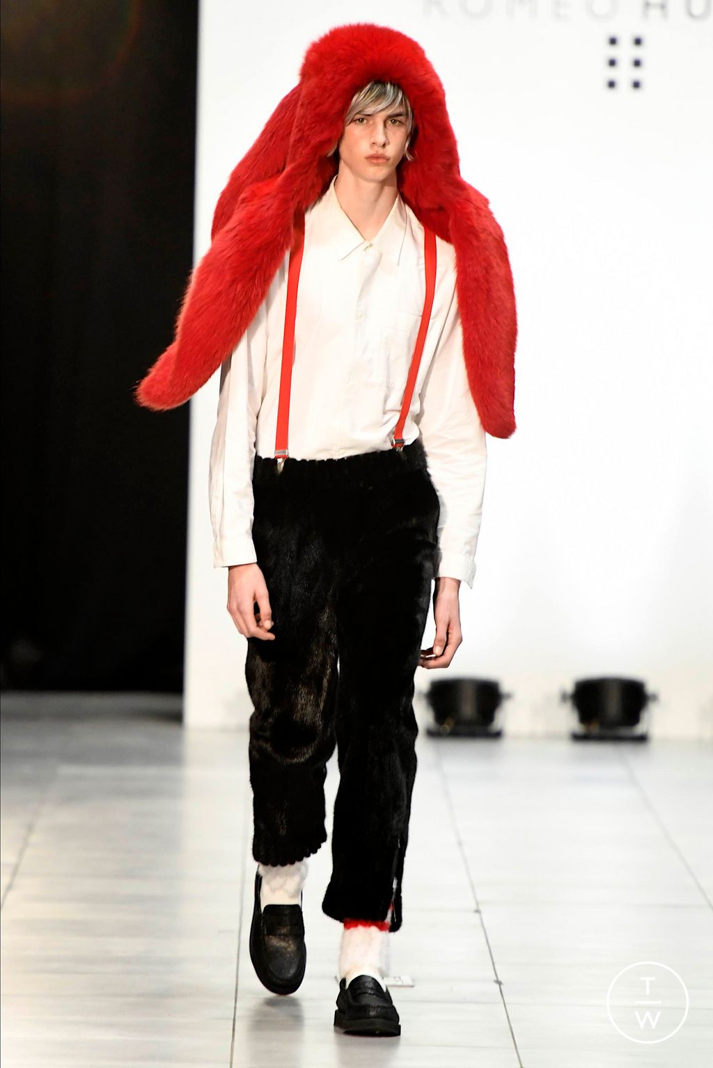 Fashion Week New York Fall/Winter 2024 look 17 from the Romeo Hunte collection 女装