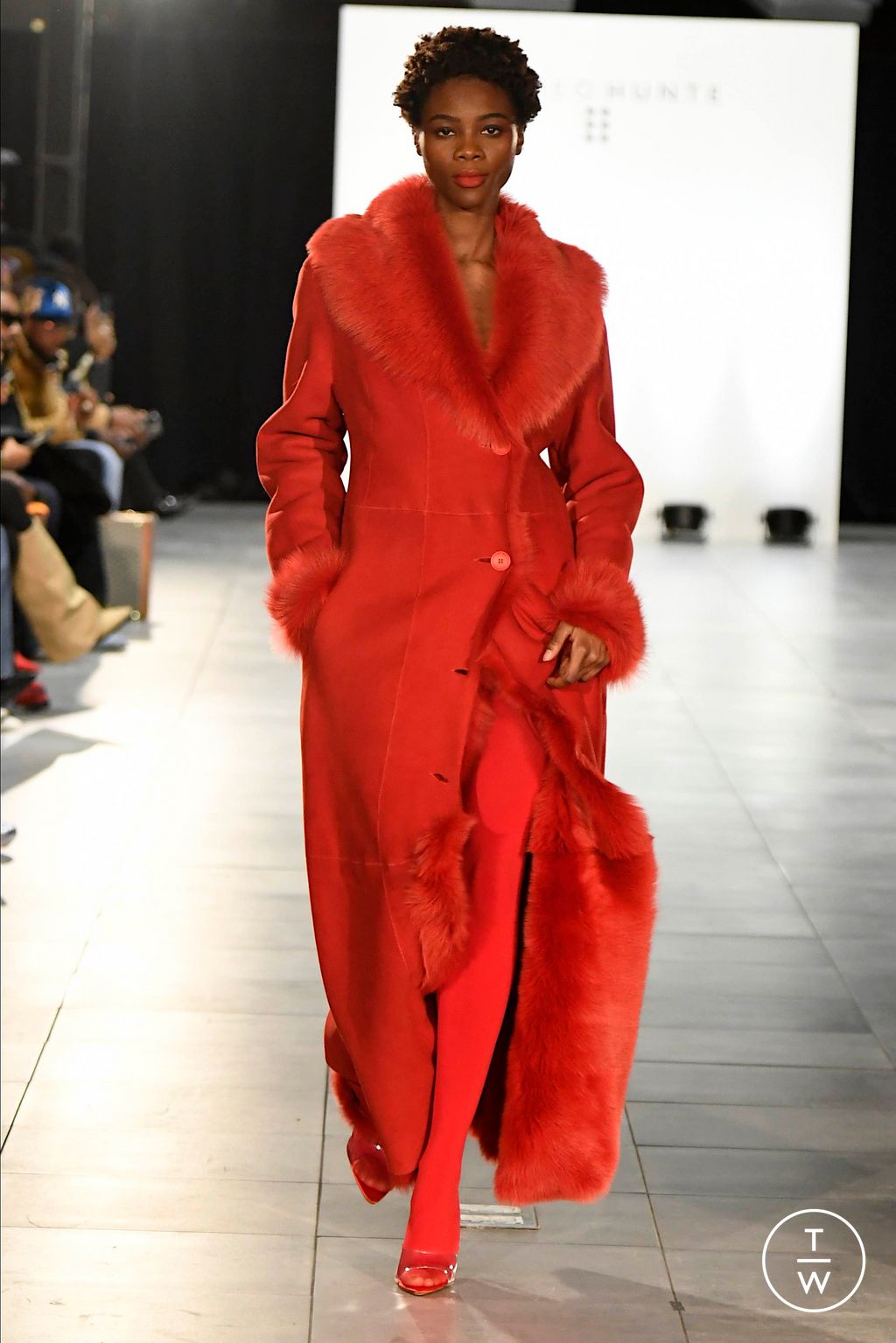 Fashion Week New York Fall/Winter 2024 look 19 from the Romeo Hunte collection 女装