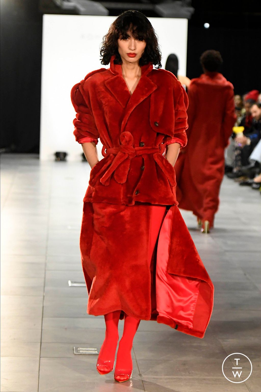 Fashion Week New York Fall/Winter 2024 look 21 from the Romeo Hunte collection 女装