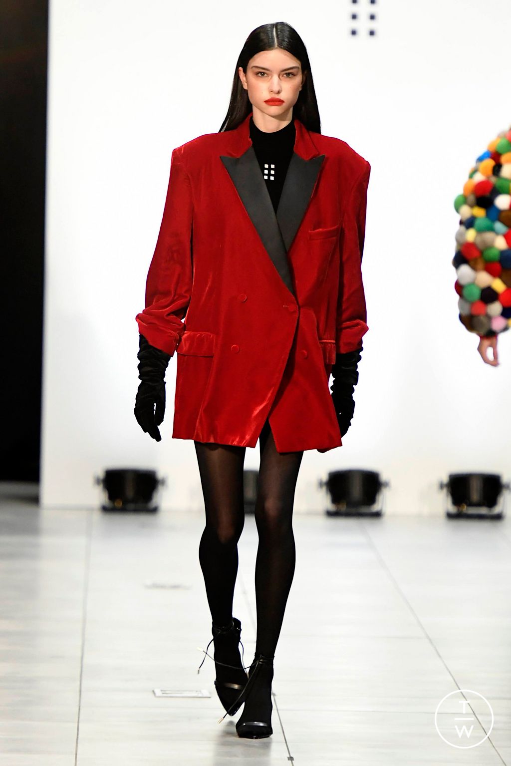 Fashion Week New York Fall/Winter 2024 look 22 from the Romeo Hunte collection womenswear