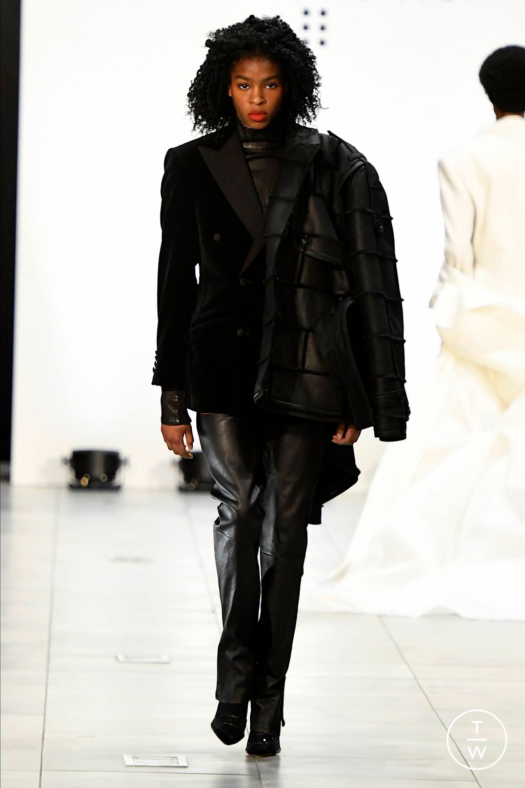 Fashion Week New York Fall/Winter 2024 look 26 from the Romeo Hunte collection womenswear