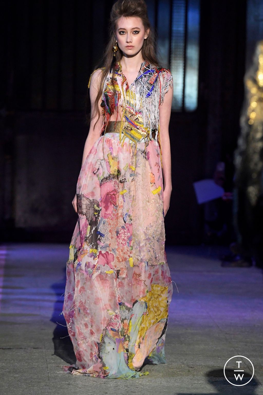 Fashion Week Paris Spring/Summer 2024 look 4 de la collection Ronald Van Der Kemp couture