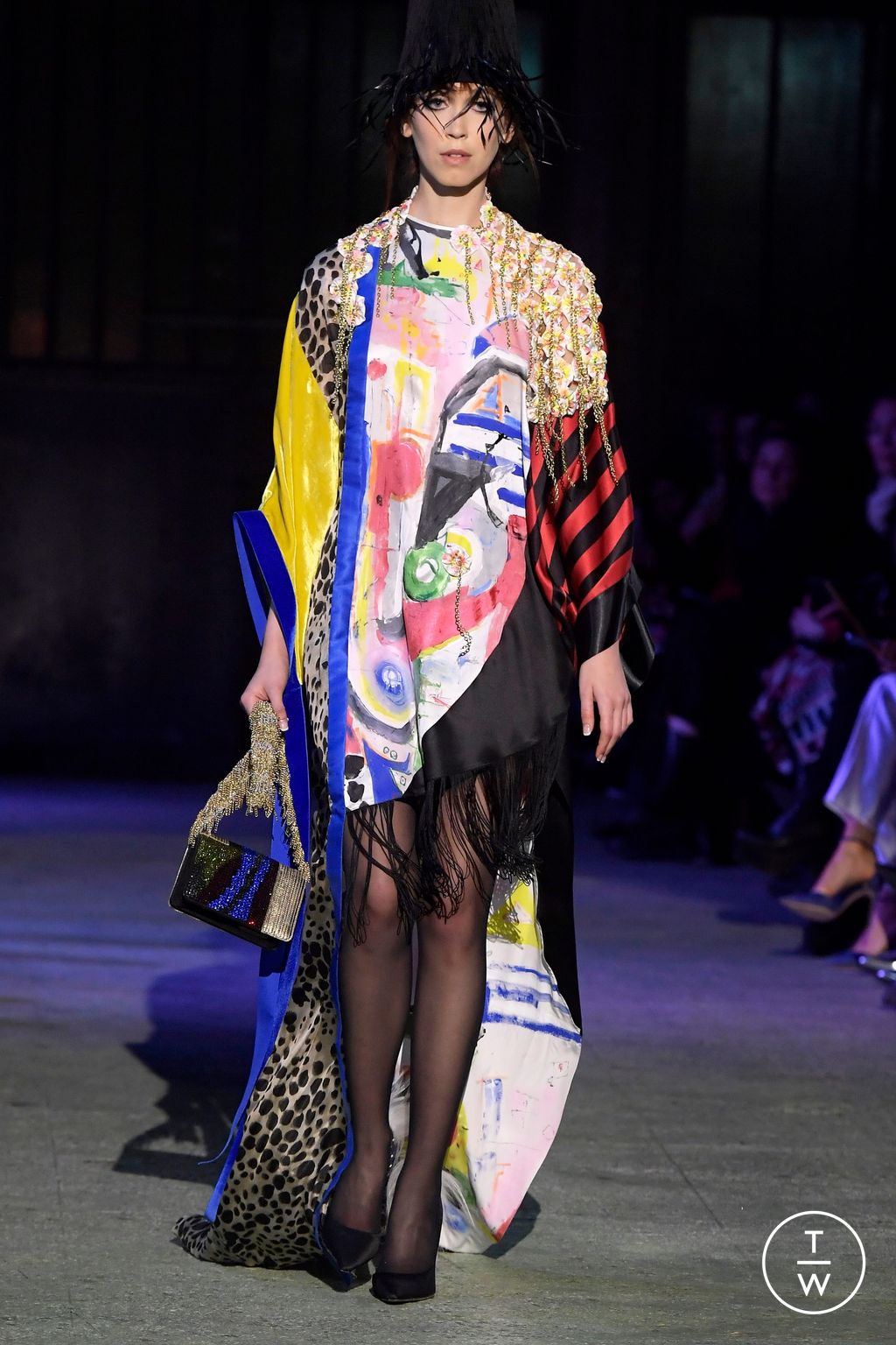 Fashion Week Paris Spring/Summer 2024 look 20 de la collection Ronald Van Der Kemp couture