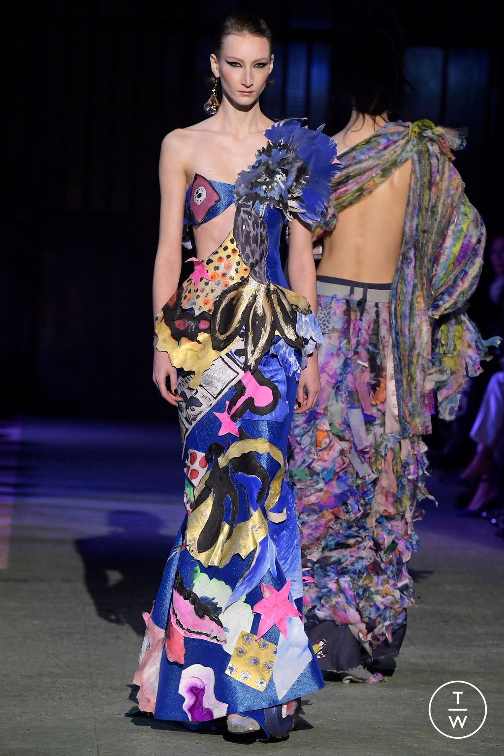 Fashion Week Paris Spring/Summer 2024 look 22 de la collection Ronald Van Der Kemp couture