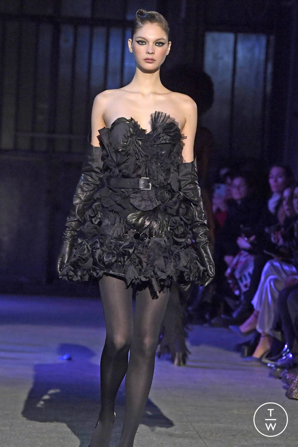 Fashion Week Paris Spring/Summer 2024 look 26 from the Ronald Van Der Kemp collection couture