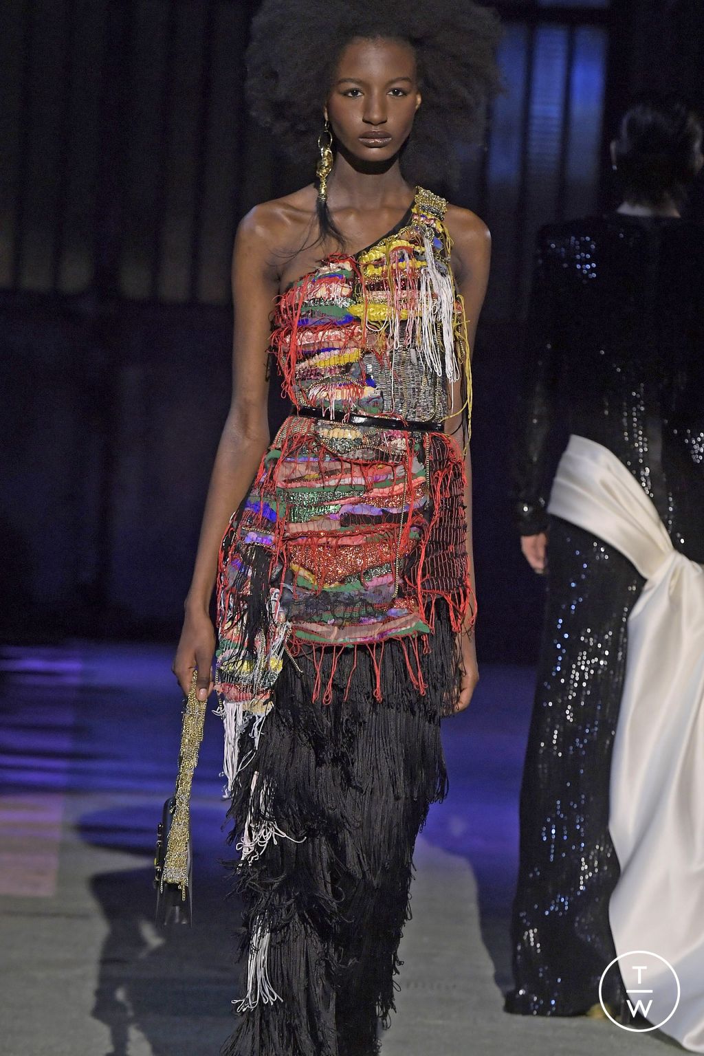 Fashion Week Paris Spring/Summer 2024 look 27 from the Ronald Van Der Kemp collection couture